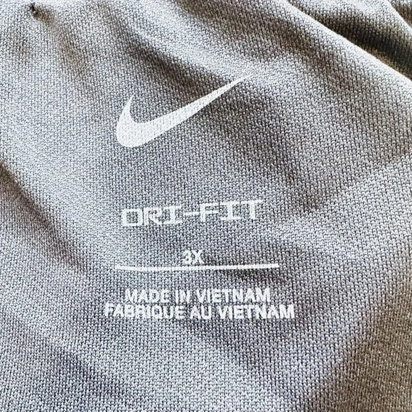 NWT NIKE Women Mid Rise Drawstring Built-in-Underwear Black Shorts Plus Size 3X - Picture 3 of 5